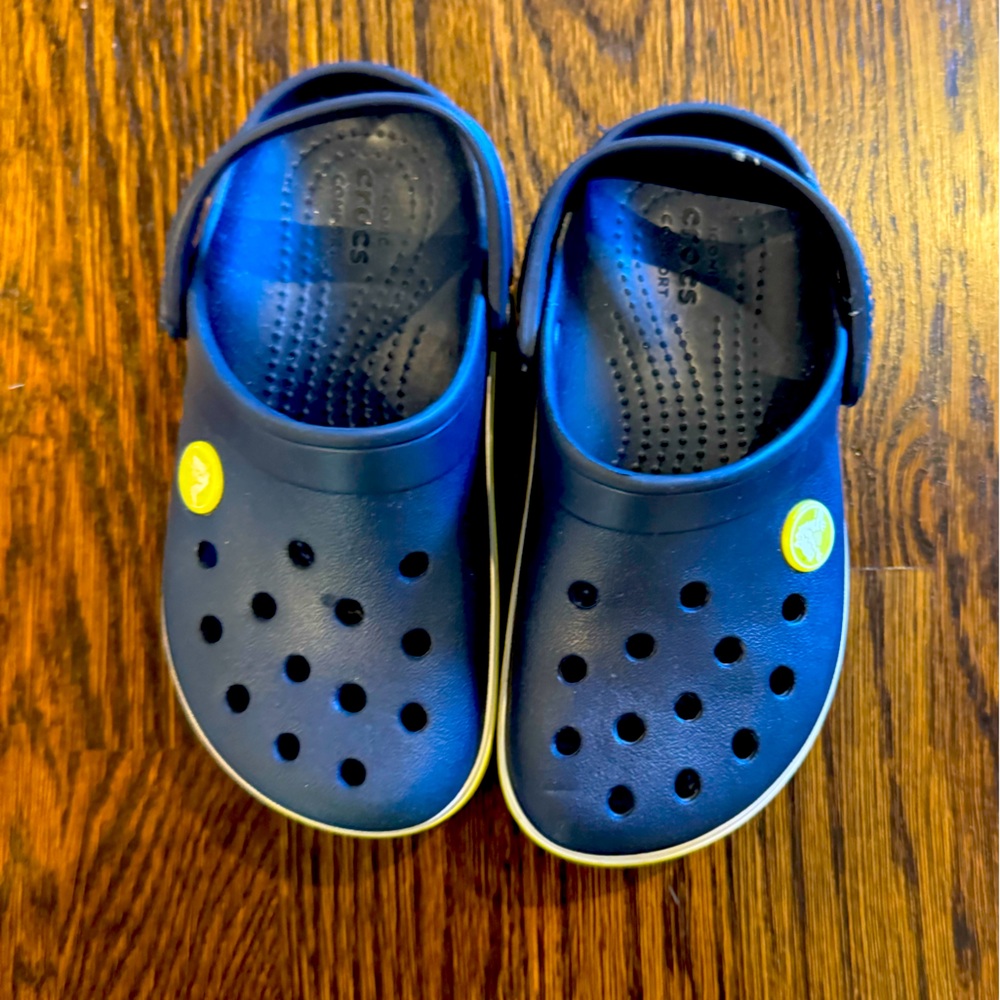 Blue Toddler Crocs